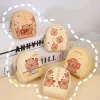 mignon petit capybara porte monnaie japonais fermeture éclair dessin animé portefeuille en cuir étanche pu écouteur sac de rangement voyage