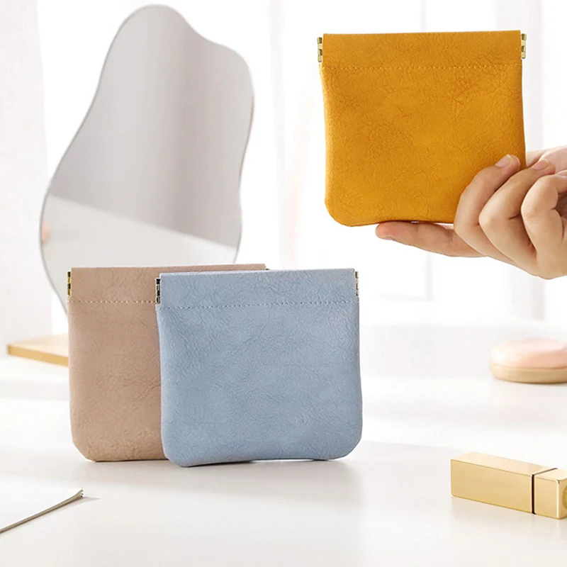 sac de rangement en poudre pour rouge à lèvres, pochette cosmétique, câble en cuir, banc, pièces de monnaie, bijoux, écouteurs sac de rangement en poudre pour rouge à lèvres, pochette cosmétique, câble en cuir, banc, pièces de monnaie, bijoux, écouteurs