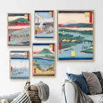 Affiche de Paysage Traditionnel Japonais, Toile d’Art Imprimée, Peinture sur Toile de Style Japonais, Image Murale, Décoration de Maison Affiche de Paysage Traditionnel Japonais, Toile d’Art Imprimée, Peinture sur Toile de Style Japonais, Image Murale, Décoration de Maison