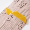 5 paires de chaussettes tabi à deux orteils pour enfants, chaussettes mignonnes en coton pur à mailles fines avec tête d'ours et d'animal de dessin animé pour bébés garçons et filles de 3 à 6 à 12 ans