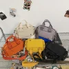sacs fourre tout en tissu nylon japonais pour femmes, sac à bandoulière décontracté, simple, de styliste, à la mode, nouvelle collection 2025