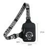 sac à bandoulière de personnalité japonaise, sac à bandoulière de marque de mode, petit sac de poitrine imprimé créatif, sac léger pour téléphone portable