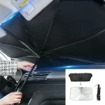 Pare-soleil de voiture pour ombrage automatique, pare-soleil de voiture, protection solaire, parasol d’été, intérieur, accessoires de protection de pare-brise Pare-soleil de voiture pour ombrage automatique, pare-soleil de voiture, protection solaire, parasol d’été, intérieur, accessoires de protection de pare-brise