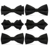 1 pièces nœuds papillon pour hommes mariage noeud papillon noir cravate réglable nœud papillon classique papillon cravate adulte Double cravate cadeau d&rsquo;affaires