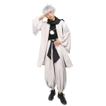 DAZCOS Satoru Cosplay Haori Kimono veste hommes avec écharpe Satoru Costume tenues pour adultes japon Kimono bande dessinée-Con vêtements de carnaval