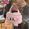 kirby sac de voyage en peluche anime pour filles, sacs de maquillage mignons, sac de rangement portable de grande capacité, trousse de toilette kawaii, cadeau de dessin animé, y2k