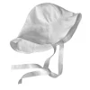 chapeaux seau en lin d'inspiration japonaise, chapeau d'été avec fermeture à cravate, chapeau de soleil à large bord pour femmes, protection uv, pare soleil respirant, chapeau de plage