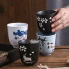 Tasse à thé peinte à la main de style japonais, petite tasse en céramique, cuisine