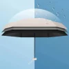 parapluie de ménage soleil mini portable pluie et brillance double usage unisexe voyage avec étui parasol et parapluie femme résistant aux uv