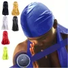 【nouveau】 bonnet durag en soie pour hommes, bandana soyeux du rag doo rag, casquette ondulée à longue queue