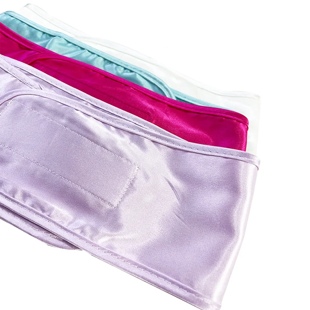 femmes soyeux satin réglable spa bandeau pour le visage bain maquillage bandeau pour cheveux bandeaux pour le lavage du visage éponge douce accessoires de cheveux femmes soyeux satin réglable spa bandeau pour le visage bain maquillage bandeau pour cheveux bandeaux pour le lavage du visage éponge douce accessoires de cheveux