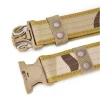 ceinture tactique de camouflage en plein air pour hommes, ceinture en tissu oxford, ceinture d'alpinisme, ceinture de taille large en nylon, ceinture de travail neutre