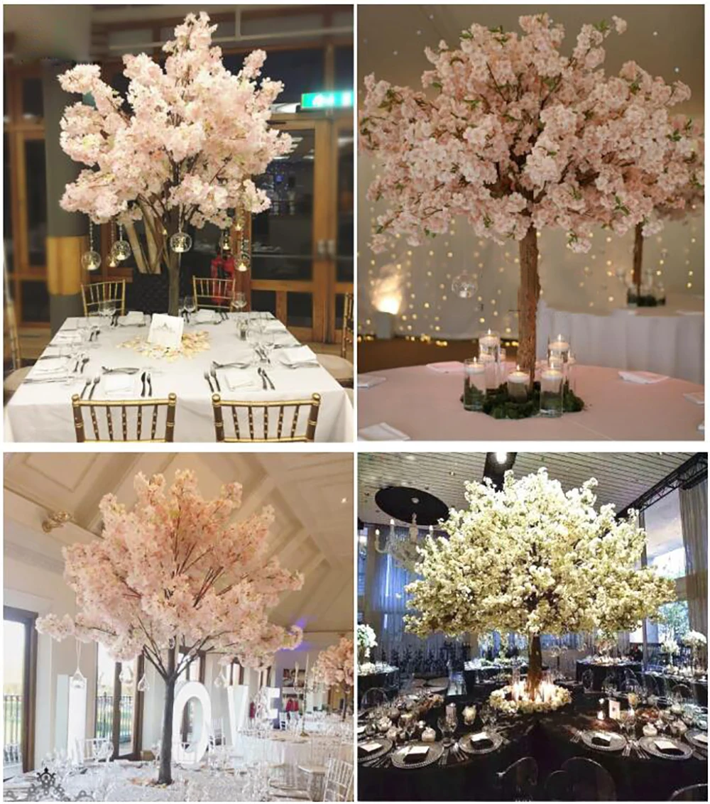 arbre de fleurs de cerisier artificiel, faux arbre de souhait, décor de table de mariage, jardin, hôtel, centre commercial, décoration de maison, 1.2m arbre de fleurs de cerisier artificiel, faux arbre de souhait, décor de table de mariage, jardin, hôtel, centre commercial, décoration de maison, 1.2m
