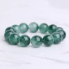 bracelet en jade pour hommes et femmes, bijou en jade, en pierre de jade, en pierre élastique, émeraude, fleur flottante