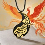 Amaxer Simple Rising Phoenix Collier Pendentif Ascense des Cendres Bijoux Cadeaux pour Femmes Bonne Chance Chaîne Noël Anniversaire Amaxer Simple Rising Phoenix Collier Pendentif Ascense des Cendres Bijoux Cadeaux pour Femmes Bonne Chance Chaîne Noël Anniversaire