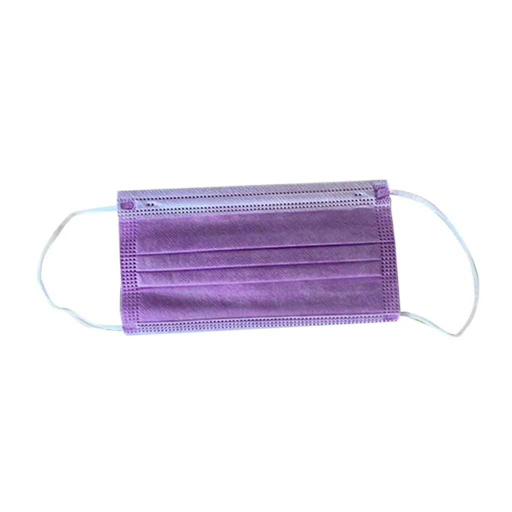 50 pièces femmes homme solide masque jetable masque 3ply boucle d'oreille anti pm2.5 masque 50 pièces femmes homme solide masque jetable masque 3ply boucle d'oreille anti pm2.5 masque