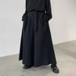 Hommes Hakama Harajuku Kimono samouraï pantalon hommes décontracté pantalons larges hommes Style chinois Hanfu Tang pantalon mâle Kendo uniformes
