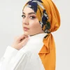 hijabs musulmans imprimés à la mode pour femmes, turban élastique doux, bandeau pour la tête, cancer, bandana, chimio, perte de cheveux, couverture, bonnet, foulard