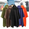 portable mode adulte imperméable imperméable femmes hommes manteau de pluie à capuche pour randonnée en plein air voyage pêche escalade poncho 비