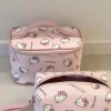sac de maquillage japonais rose hello kitty, sac de rangement portable de dessin animé kawaii mignon hello kitty, cadeau d'anniversaire