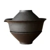 théière en céramique japonaise, bouilloire, fabrication de thé, tasse à thé gaiwan pour puer, 1 bol, 2 tasses, service à thé de voyage, poterie rétro, verres 200ml