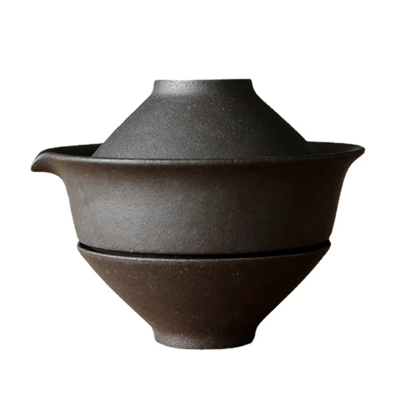 théière en céramique japonaise, bouilloire, fabrication de thé, tasse à thé gaiwan pour puer, 1 bol, 2 tasses, service à thé de voyage, poterie rétro, verres 200ml théière en céramique japonaise, bouilloire, fabrication de thé, tasse à thé gaiwan pour puer, 1 bol, 2 tasses, service à thé de voyage, poterie rétro, verres 200ml