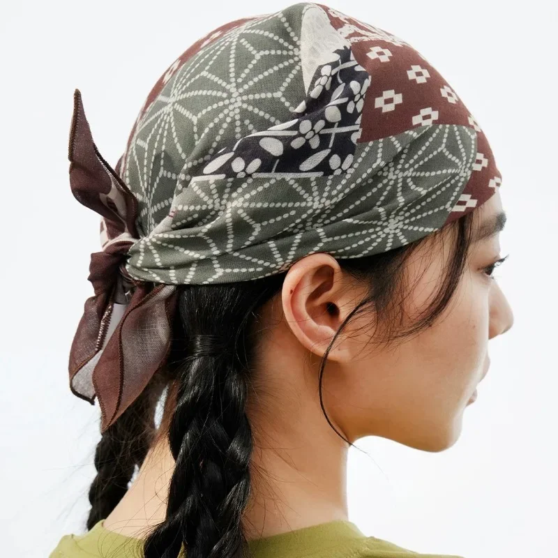 bandana bohème pour femmes et filles, couvre chef rétro, foulard de danse de rue, style funky, épices, cravate pour cheveux, écharpe carrée, décor bandana bohème pour femmes et filles, couvre chef rétro, foulard de danse de rue, style funky, épices, cravate pour cheveux, écharpe carrée, décor