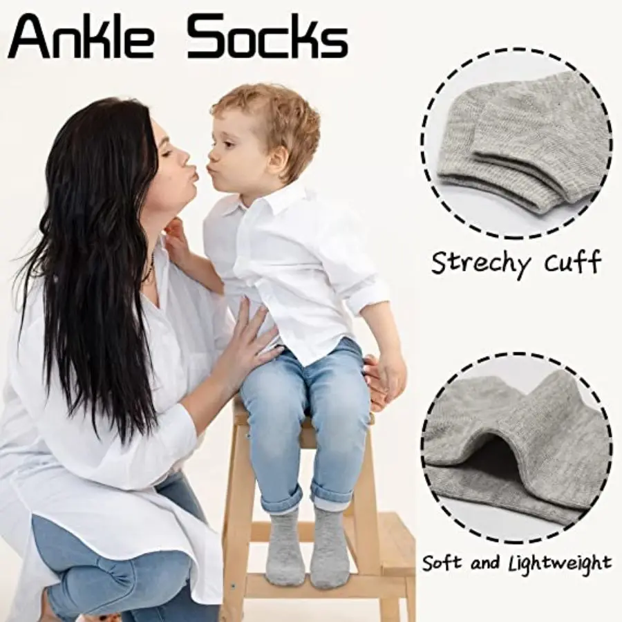16 paires de chaussettes basses pour tout petits, chaussettes d'école pour garçons et filles de 1 à 13 ans 16 paires de chaussettes basses pour tout petits, chaussettes d'école pour garçons et filles de 1 à 13 ans