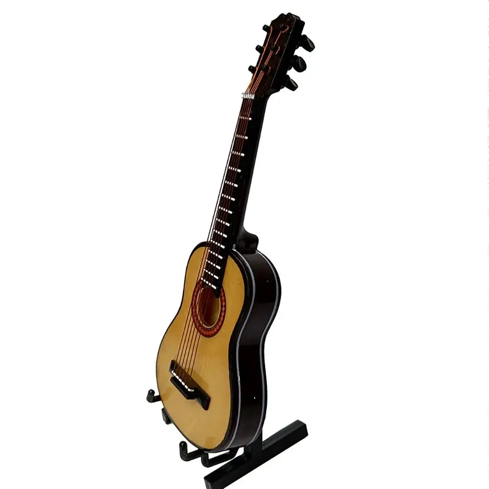 ornements décoratifs miniatures en bois, mini instruments de musique électriques, modèle exquis, collection ornements décoratifs miniatures en bois, mini instruments de musique électriques, modèle exquis, collection