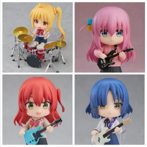 Bocchi la Roche! Chibi Figures – Ichi Niijika Yamada Ryō Gotō Hitori & Kita Ikuyo Anime Ensemble à collectionner pour les fans