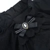 harajuku mode manches courtes dentelle patchwork chemises femmes alt techwear centre commercial gothique bouton mince blouse chemise hauts mignons
