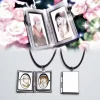 dessin animé jujutsu kaisen todo aoi le même modèle collier unisexe ouvrable carré cadre photo tour de cou bijoux accessoires de fête cadeau