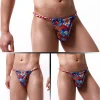 sous vêtements japonais pour hommes, sexy, pochette convexe en u, dos en t, string érotique, fesses ouvertes attachées avec corde imprimée, string de lutte sumo
