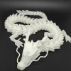 jouet dragon en cristal imprimé en 3d, 88cm, dragon articulé rotatif, cadeau pour enfants avec tdah, parfait pour cadeau d'anniversaire