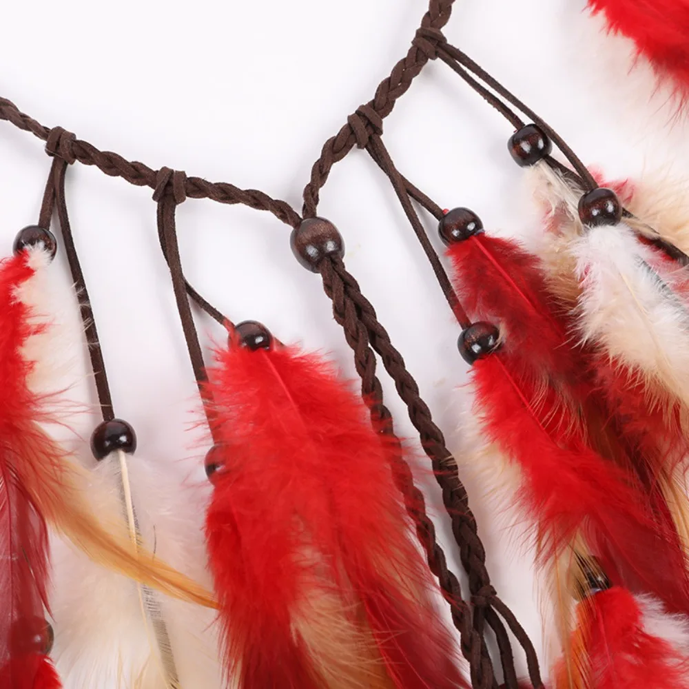 rétro gland plume bandeau perlé bohème style boho coiffure costume réglable arc en ciel indien bandeau femmes rétro gland plume bandeau perlé bohème style boho coiffure costume réglable arc en ciel indien bandeau femmes