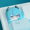 mignon hatsune miku bricolage keycaps anime personnalité axe transversal pbt clavier mécanique keycap décoration dessin animé résine keycaps cadeaux