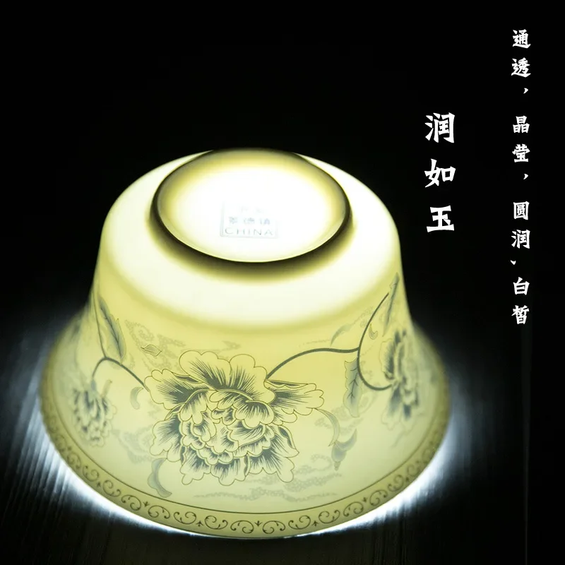 grande tasse de théière en céramique gaiwan de porcelaine d'os de 300ml avec soucoupe bol à thé peint à la main tureens ensemble de cérémonie de kung fu chinois grande tasse de théière en céramique gaiwan de porcelaine d'os de 300ml avec soucoupe bol à thé peint à la main tureens ensemble de cérémonie de kung fu chinois