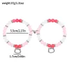 hello kitty correspondant coeur rose perlé couple accessoires kawaii magnétique bff ensemble cadeau de saint valentin pour elle