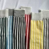 soie brillante côtelé coloré rayures verticales rétro coton peigné bout fendu femme chaussettes doux deux orteils japonais femmes tabi sox