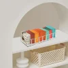 organisateur de sachets de thé, support de sachets de thé en acrylique transparent, rangement de sachets de thé pour tiroir, garde manger, cuisine, armoire, comptoir, paquet de 1
