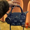 kitty denim sac à bandoulière nouveau design boulette impression mignon kawaii sac à bandoulière pour femmes filles accessoire de mode