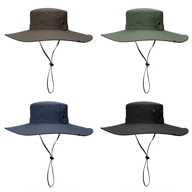 nouveau chapeau de pêche de protection solaire été respirant maille camping randonnée casquettes anti uv chapeau de soleil casquettes d'alpinisme chapeau panama pour hommes nouveau chapeau de pêche de protection solaire été respirant maille camping randonnée casquettes anti uv chapeau de soleil casquettes d'alpinisme chapeau panama pour hommes