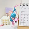 figurine de porte clés mignon de dessin animé hatsune miku pour collections de bureau de filles, cadeau d'ornement à la mode et personnalisé