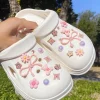 20 pièces de chaussures à nœud en peluche pour accessoires de décoration DIY, un style de chaussures personnalisé intéressant et multifonctionnel 20 pièces de chaussures à nœud en peluche pour accessoires de décoration DIY, un style de chaussures personnalisé intéressant et multifonctionnel
