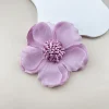 broche en organza et fleurs de rose pour femme, accessoire de ix, 1 pièce