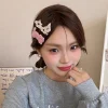pince à cheveux en acrylique pour filles, couvre chef de chiot mignon de dessin animé, épingles à cheveux de noël, pince à frange d'animal doux, accessoires pour cheveux