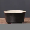 tasse à thé rétro boutique, bol à thé noir fait à la main, luxe chinois, tasse unique, cérémonie du thé, 6 pièces