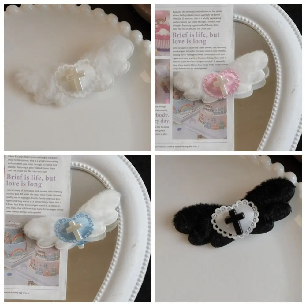 ins aesthetic y2k gothic hairpin, lolita cross wing, sweet cool hair réinitialisation, barrettes, punk harajuku bangs, duckbill women ins aesthetic y2k gothic hairpin, lolita cross wing, sweet cool hair réinitialisation, barrettes, punk harajuku bangs, duckbill women