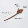 nouveau bâton de cheveux en bois style chinois épingle à cheveux mignon lapin chat pinces à cheveux baguettes hanfu chapeaux femmes accessoires de cheveux