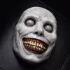 masque de cosplay d'halloween, masques faciaux d'horreur de démons souriants, accessoires maléfiques, mascarade de fête, masque d'halloween, accessoire de vêtements